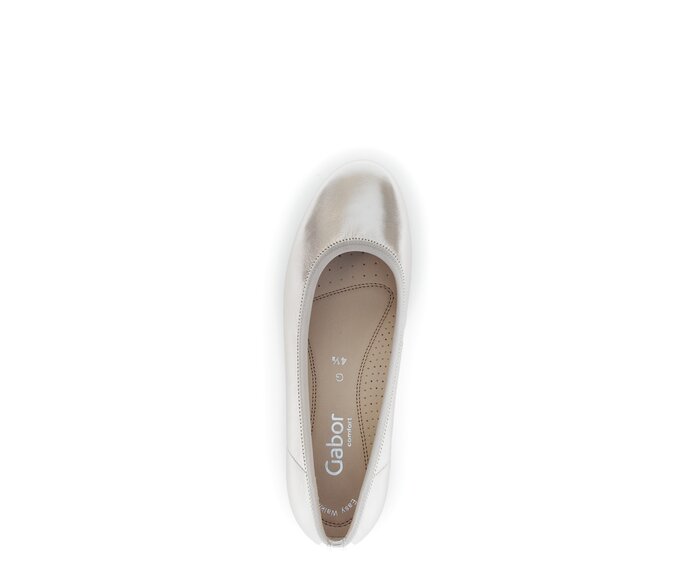 Gabor Keilpumps Gold - Effektleder