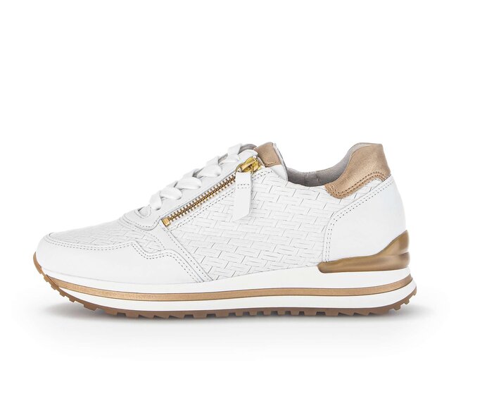 Gabor Sneaker Low Weiß - Effektleder