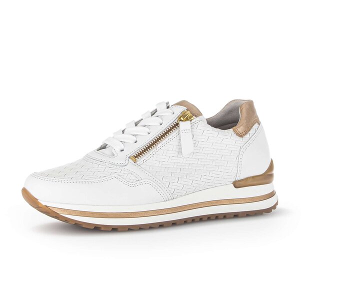 Gabor Sneaker Low Weiß - Effektleder