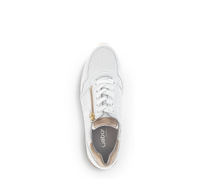 Gabor Sneaker Low Weiß - Effektleder