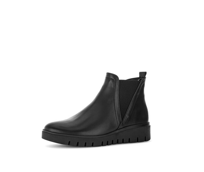 Gabor Chelsea Boot Schwarz - Glattleder