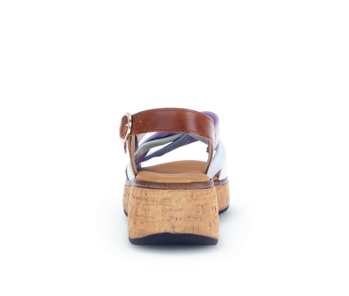 Gabor Plateau Sandale Multicolour - Materialmix Leder