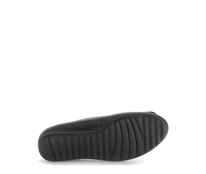 Gabor Sportliche Ballerina Schwarz - Glattleder