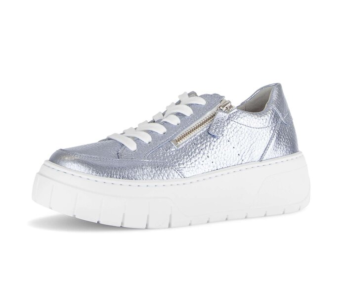 Gabor Sneaker Low Blau - Glattleder