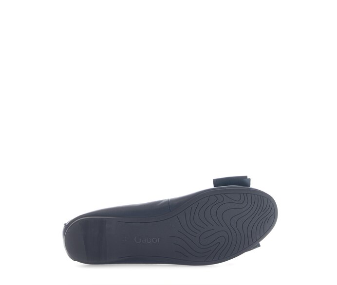 Gabor Eleganter Ballerina Blau - Glattleder