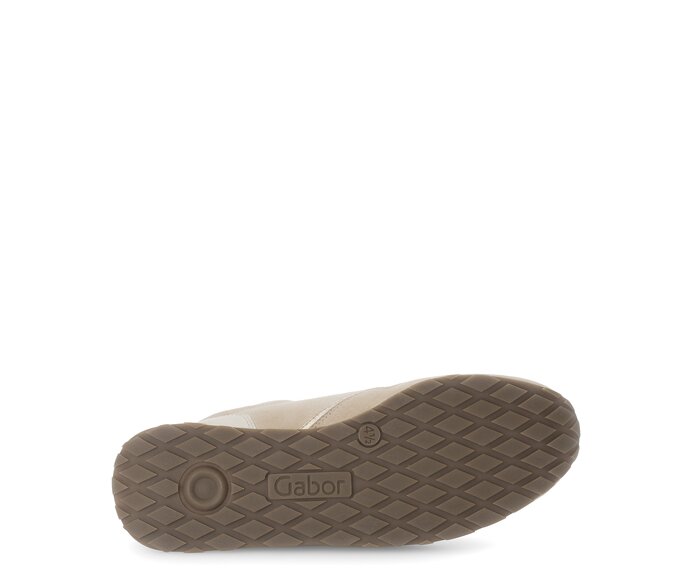 Gabor Sneaker Low Beige - Materialmix Leder