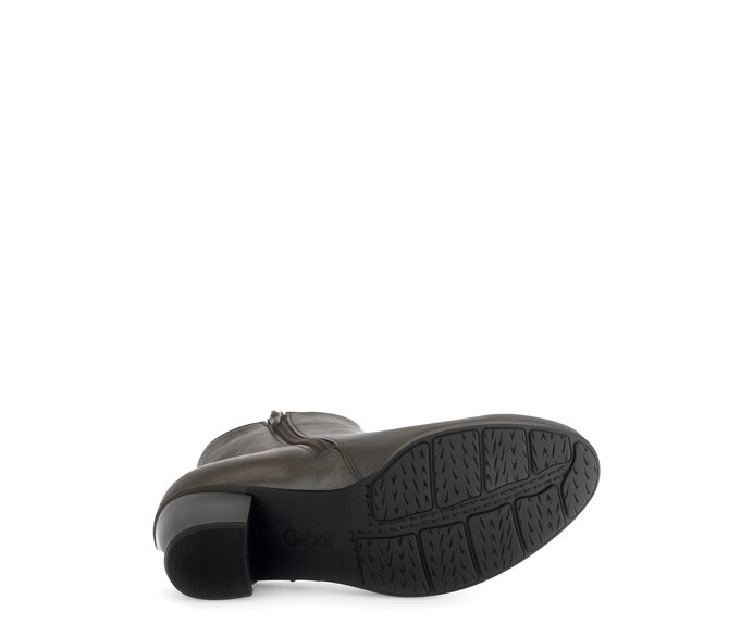Gabor Elegante Stiefelette Silber - Glattleder