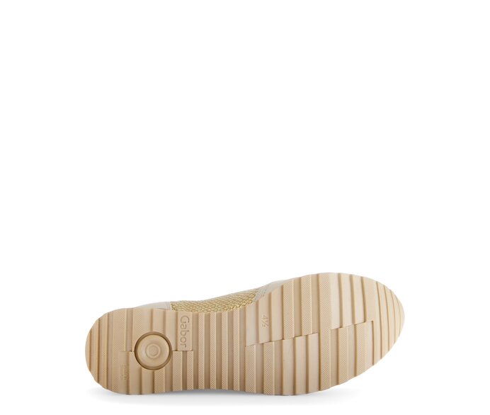 Gabor Sneaker Low Gold - Materialmix Leder