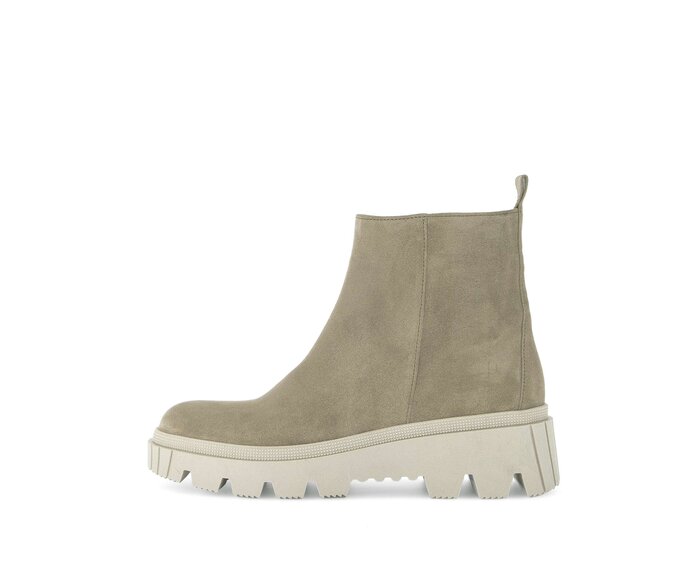 Gabor Plateau Stiefelette Grün - Rauleder