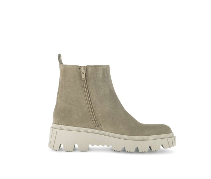 Gabor Plateau Stiefelette Grün - Rauleder
