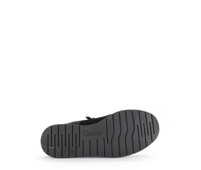 Gabor Sneaker Low Schwarz - Materialmix Leder/Lederimitat