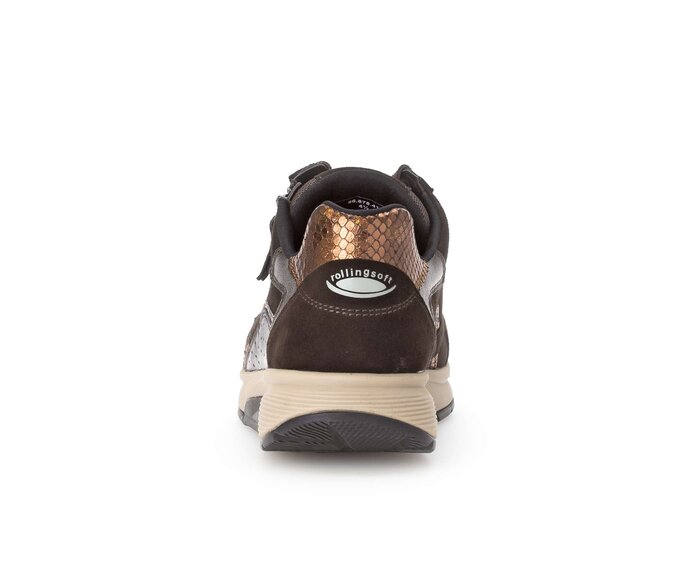 Gabor Sneaker Low Braun - Materialmix Leder