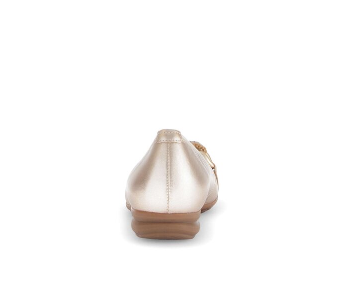 Gabor Sportliche Ballerina Gold - Effektleder