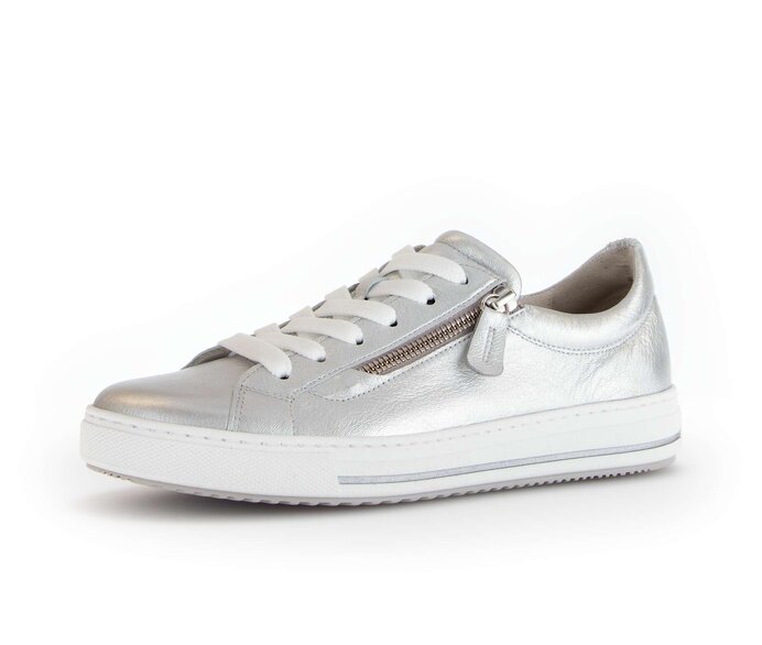 Gabor Sneaker Low Silber - Effektleder