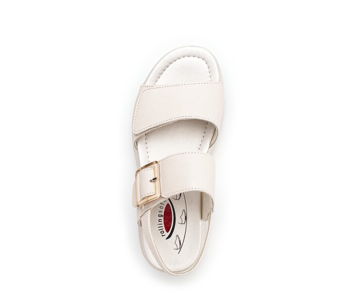 Gabor Trekkingsandale Creme - Glattleder