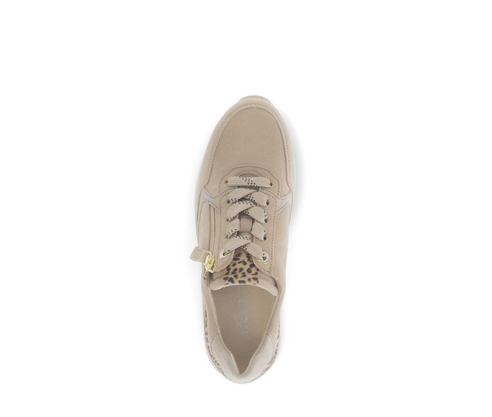 Gabor Sneaker Low Beige - Materialmix Leder