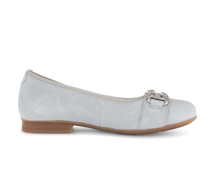 Gabor Eleganter Ballerina Grau - Rauleder
