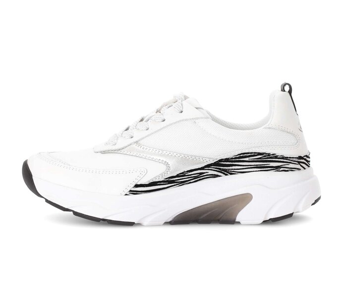 Gabor Sneaker Low Weiß - Materialmix Leder/Lederimitat
