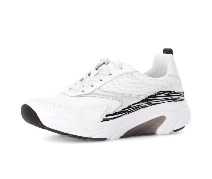 Gabor Sneaker Low Weiß - Materialmix Leder/Lederimitat