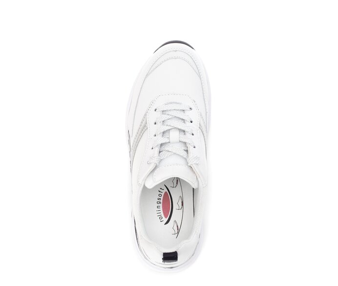 Gabor Sneaker Low Weiß - Materialmix Leder/Lederimitat