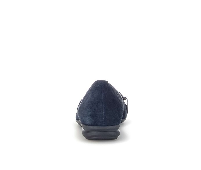 Gabor Sportliche Ballerina Blau - Rauleder