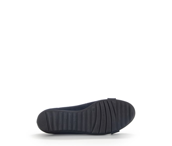 Gabor Sportliche Ballerina Blau - Rauleder