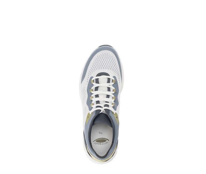 Gabor Rollingsoft Sneaker Low Weiß - Textil