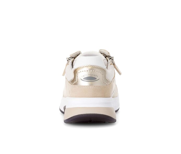 Gabor Sneaker Low Beige - Materialmix Leder/Lederimitat