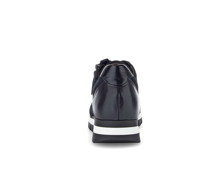 Gabor Sneaker Low Blau - Materialmix Leder