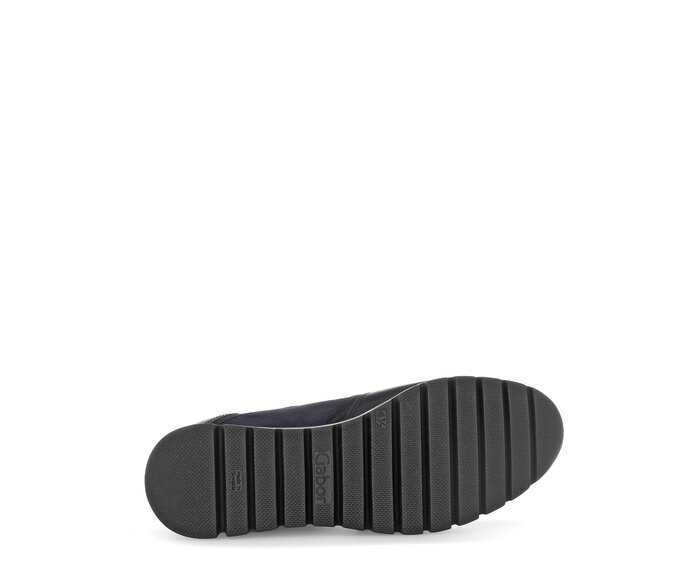 Gabor Sneaker Low Blau - Materialmix Leder