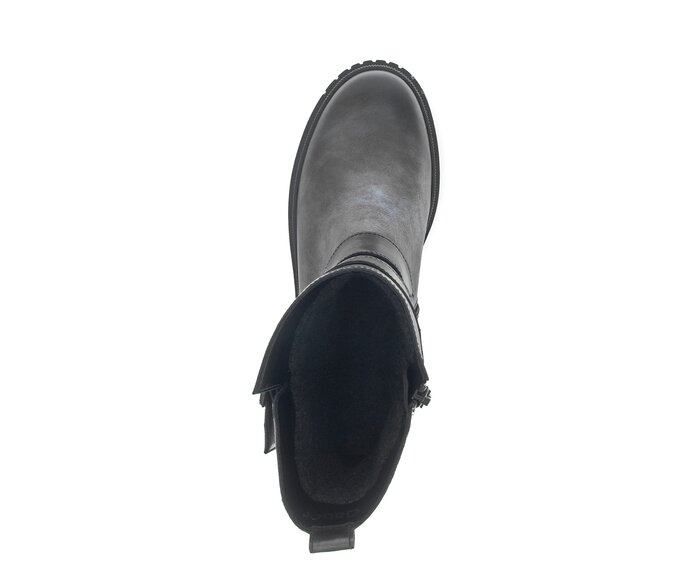 Gabor Biker Boots Grau - Effektleder