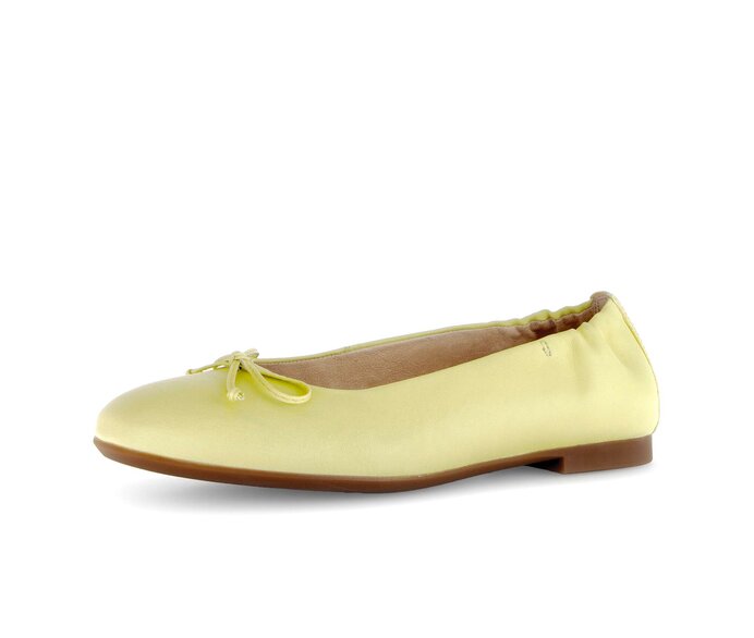 Gabor Eleganter Ballerina Grün - Glattleder