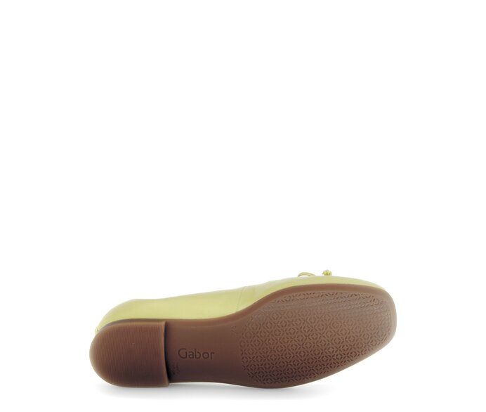 Gabor Eleganter Ballerina Grün - Glattleder