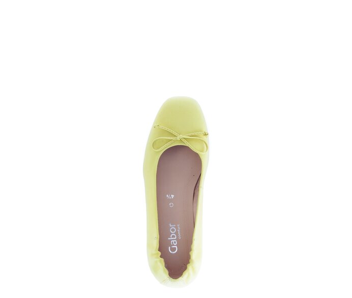 Gabor Eleganter Ballerina Grün - Glattleder