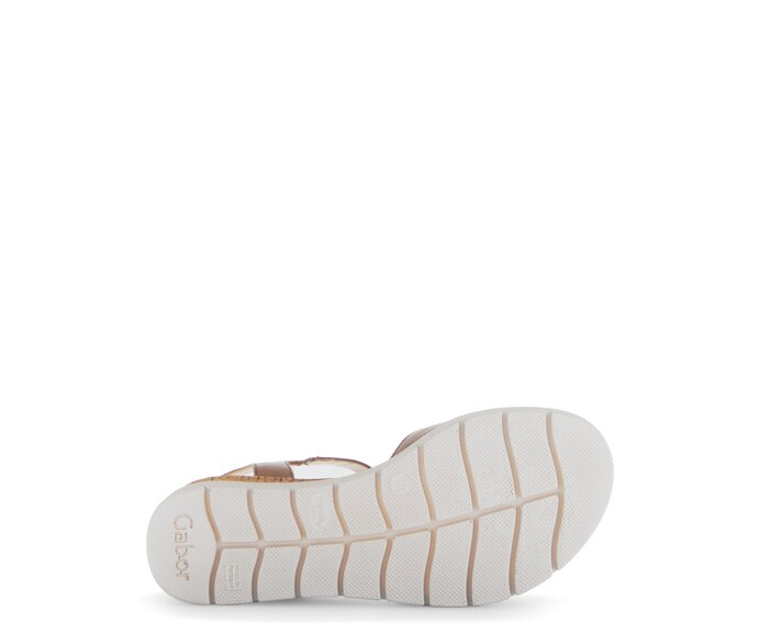 Gabor Riemchensandale Beige - Glattleder