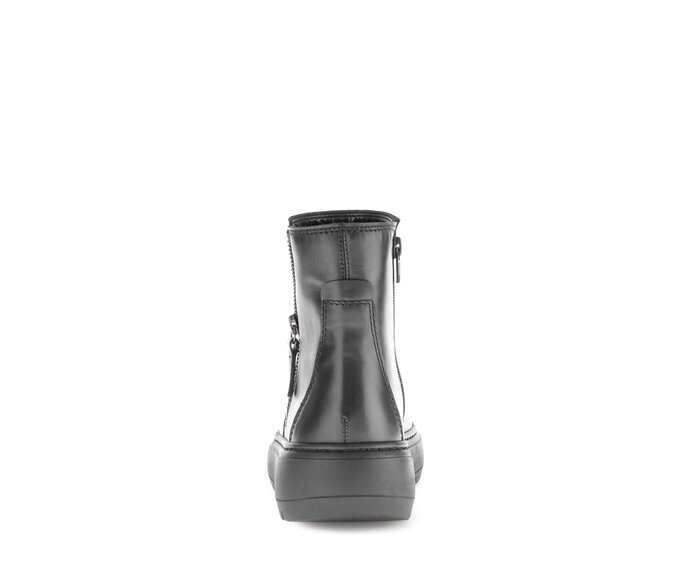 Gabor Sportliche Stiefelette Schwarz - Glattleder