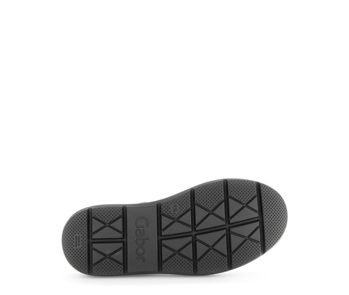 Gabor Sportliche Stiefelette Schwarz - Glattleder