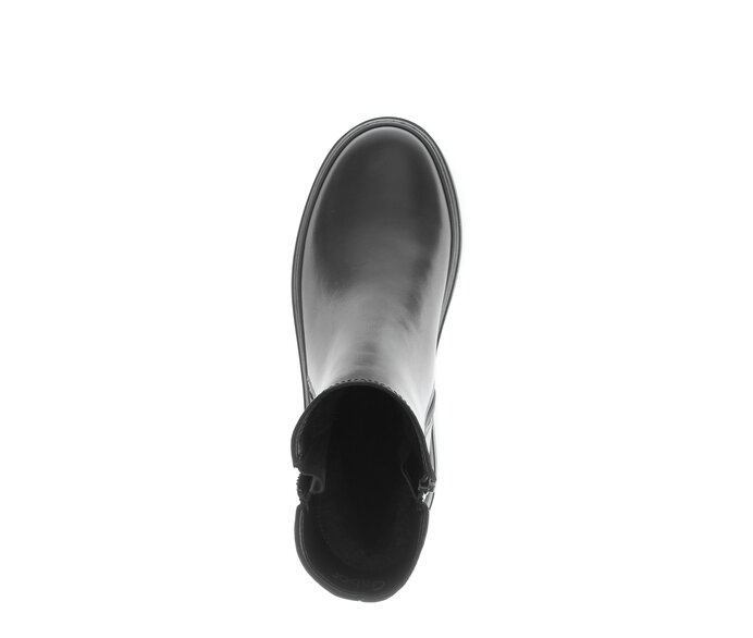 Gabor Sportliche Stiefelette Schwarz - Glattleder