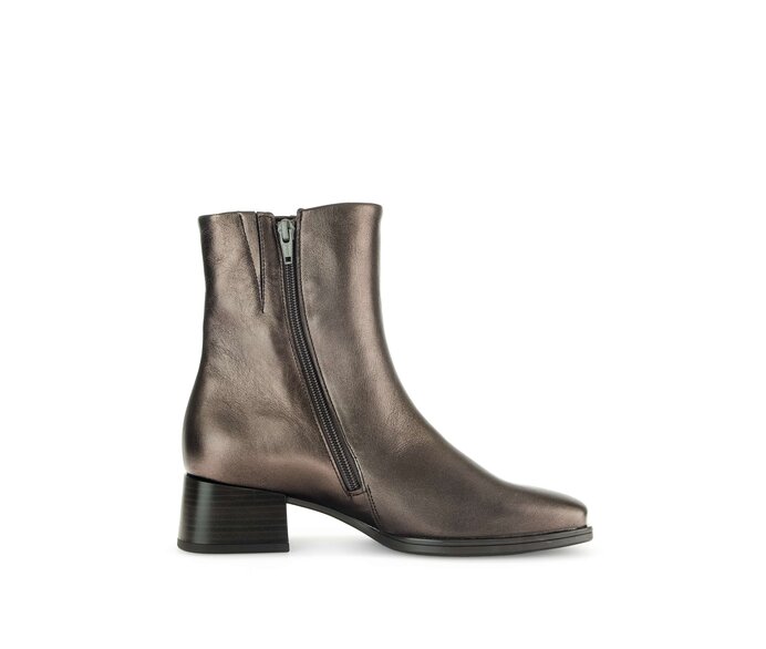 Gabor Elegante Stiefelette Bronze - Glattleder
