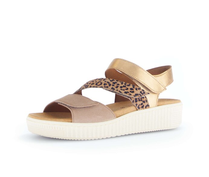 Gabor Plateau Sandale Multicolour - Materialmix Leder