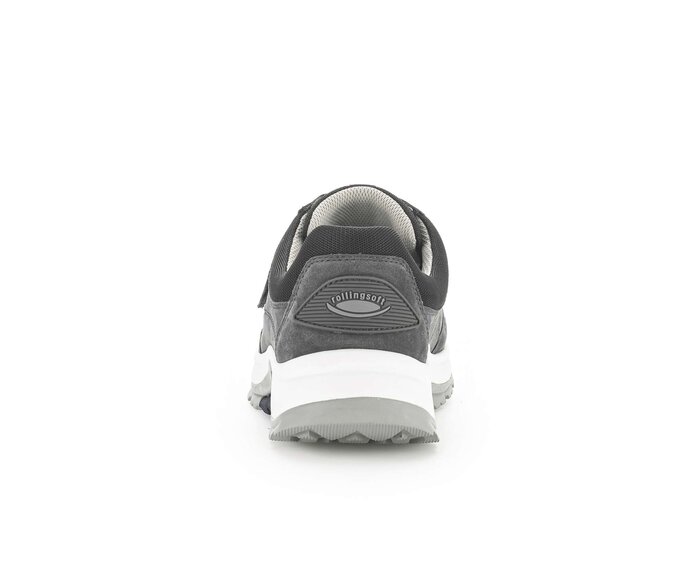 Gabor Rollingsoft Sneaker Low Grau - Materialmix Leder/Textil