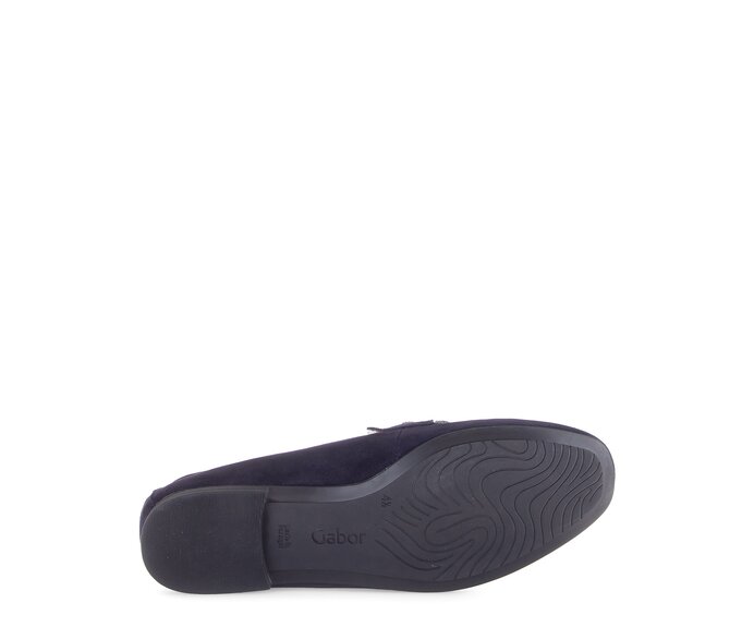 Gabor Slipper Blau - Rauleder