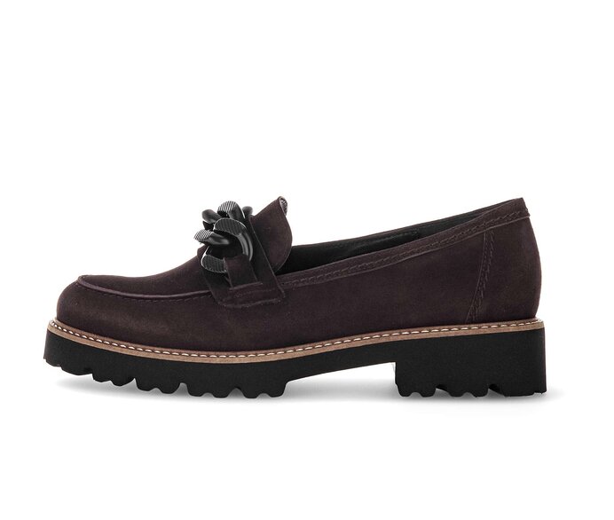 Gabor Loafer Braun - Rauleder