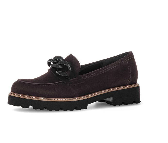 Gabor Loafer Braun - Rauleder
