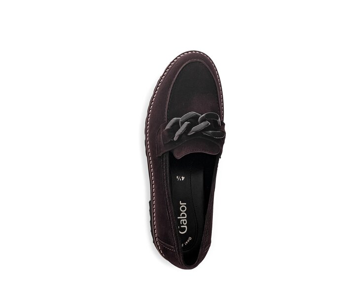 Gabor Loafer Braun - Rauleder
