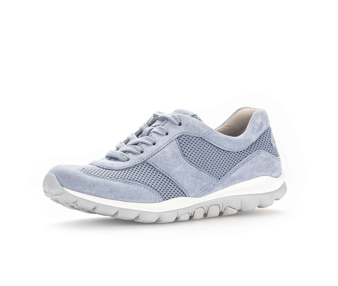 Gabor Sneaker Low Blau - Materialmix Leder/Lederimitat