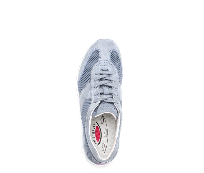 Gabor Sneaker Low Blau - Materialmix Leder/Lederimitat