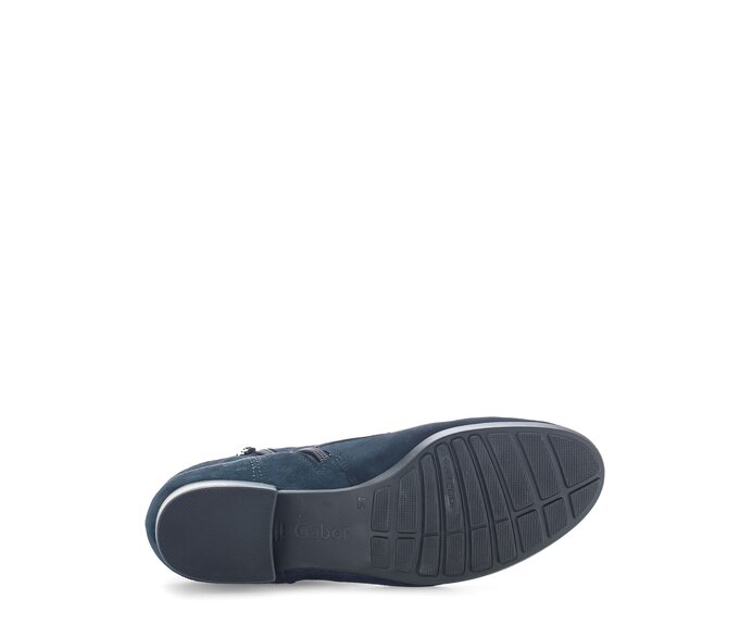 Gabor Schnürstiefelette Blau - Rauleder