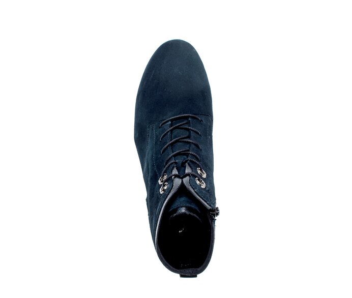Gabor Schnürstiefelette Blau - Rauleder