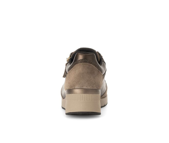 Gabor Sneaker Low Braun - Materialmix Leder